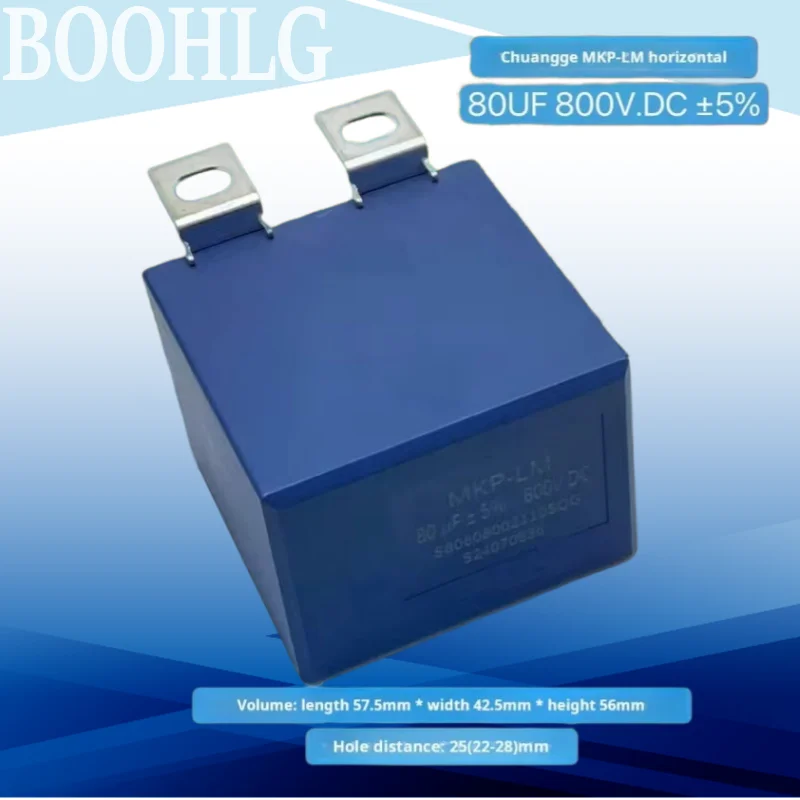 

1PCS MKP-LM 800V 80UF High-current welding machine IGBT protection absorption capacitor