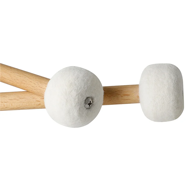 

A84I-12 Pieces Double Head Drum Cymbal Gong Mallet Soft Hammer Sticks Mallets Rods Felt Hammer 385Mm