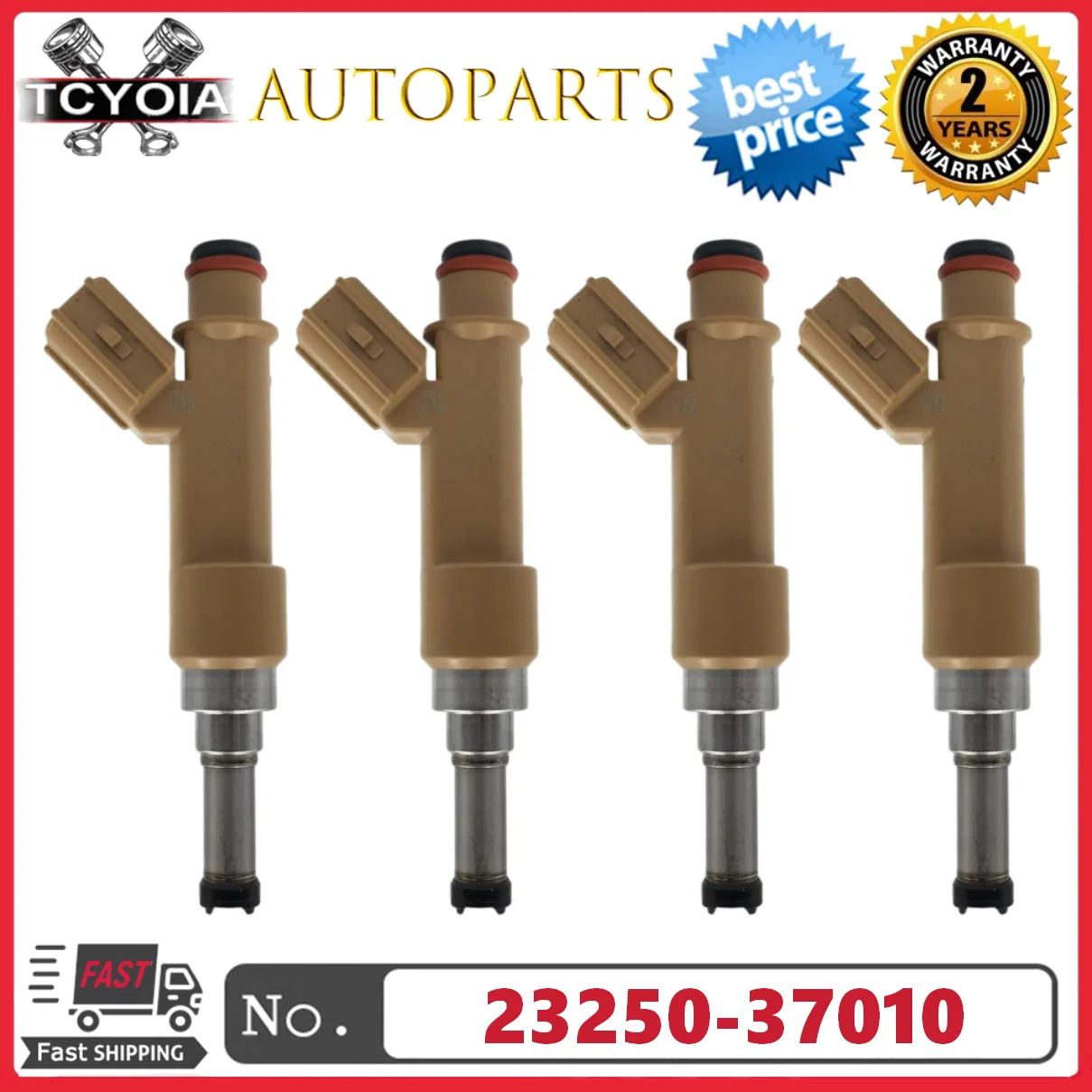 

4pcs 23250-37010 23209-39145 Fuel Injectors For TOYOTA NA SCION XD COROLLA MATRIX VERSO MATRIX PRIUS 1.8L 2ZR
