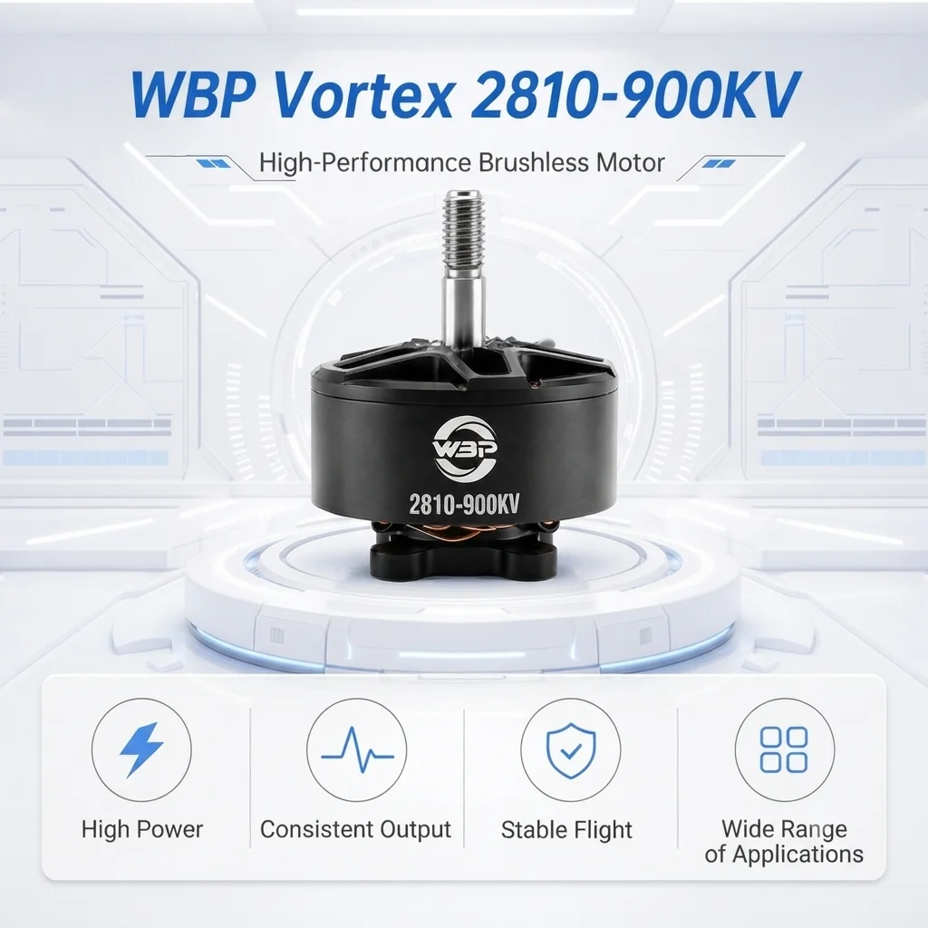 WBP Vortex 2810 900KV 6S BLDC Brushless Motor for 7 inch FPV Long Range Drone Racing Multirotor DIY Quadcopter Frame Parts
