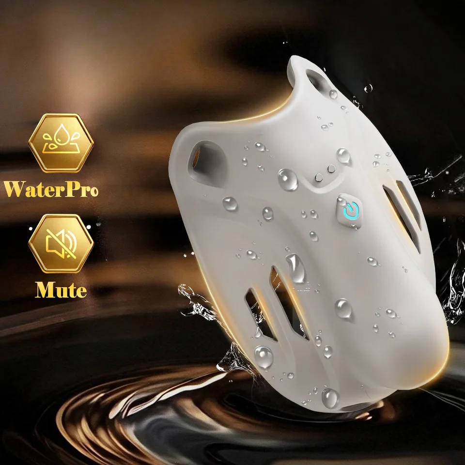 Wearable Male Penis Masturbator Enlarged Testicle Vibrator Chastity Cage APP Remote Control BDSM Vibrating Panty Sex Toys Men view 6