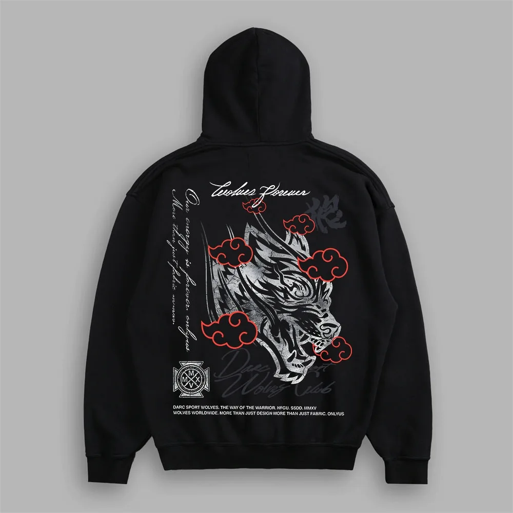 

C SPORT2025 Зимняя толстовка большого размера с флисовой подкладкой, свободного кроя, для пар, молодежная, модная, хлопковая, с капюшоном