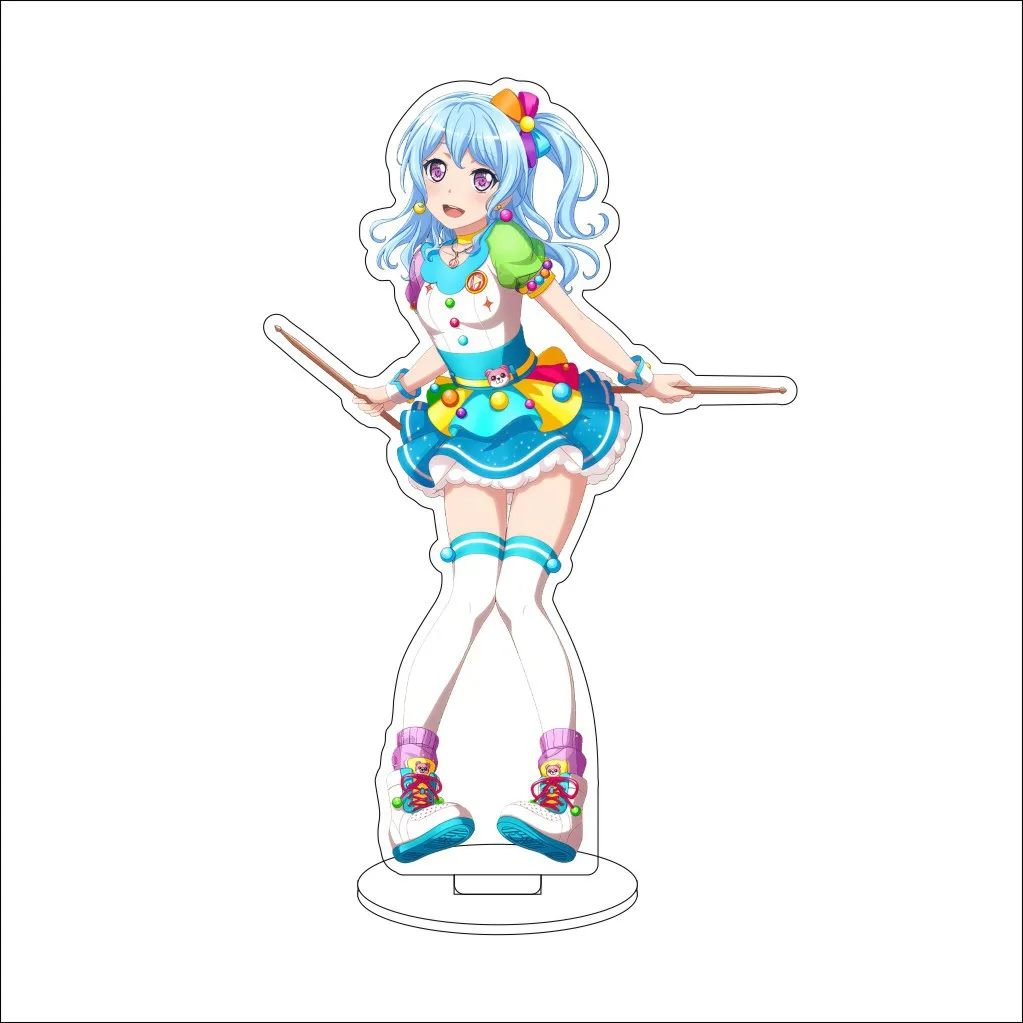 16CM Anime ‌BanG Dream ‌Udagawa Tomoe Uehara Himari  Aoba Moka Mitake Ran Cos Acrylic Figure Stand Ornaments Chirstmas Gifts view 2