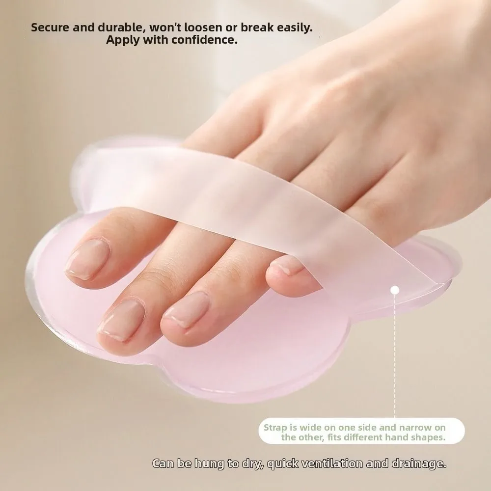 New Flower Shaped Lotion Applicator Glove Anti Slip Strap Non Absorbent Moisturizing Glove Soft Body Cream Spreader