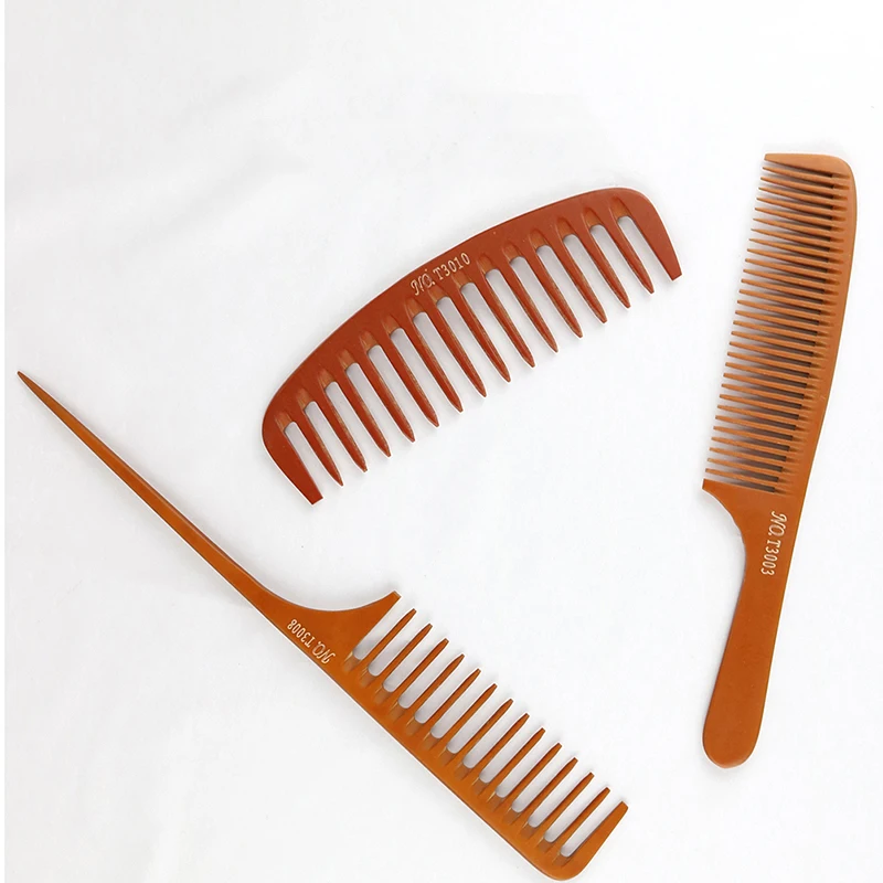 Pure Manual Bakelite Comb Salon Anti-Static Anti Tangling Wood Parting Comb Hair Brush Hair Care Styling Tool Salon Accessories