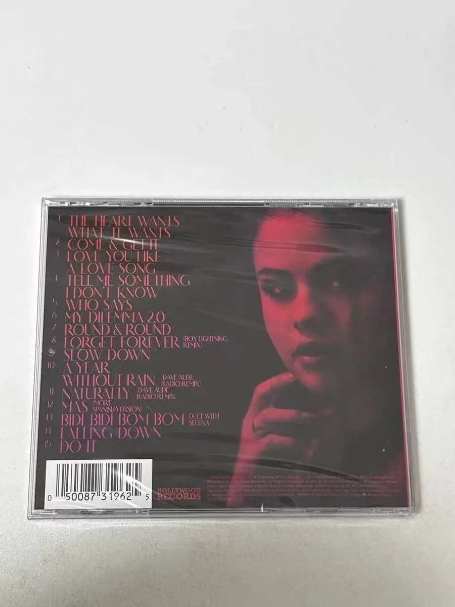 Selena Gomez Music CD Slow Down For You Album Compact Disc Cosplay Walkman Party Car CD Player Songs Party Music Collection Gift