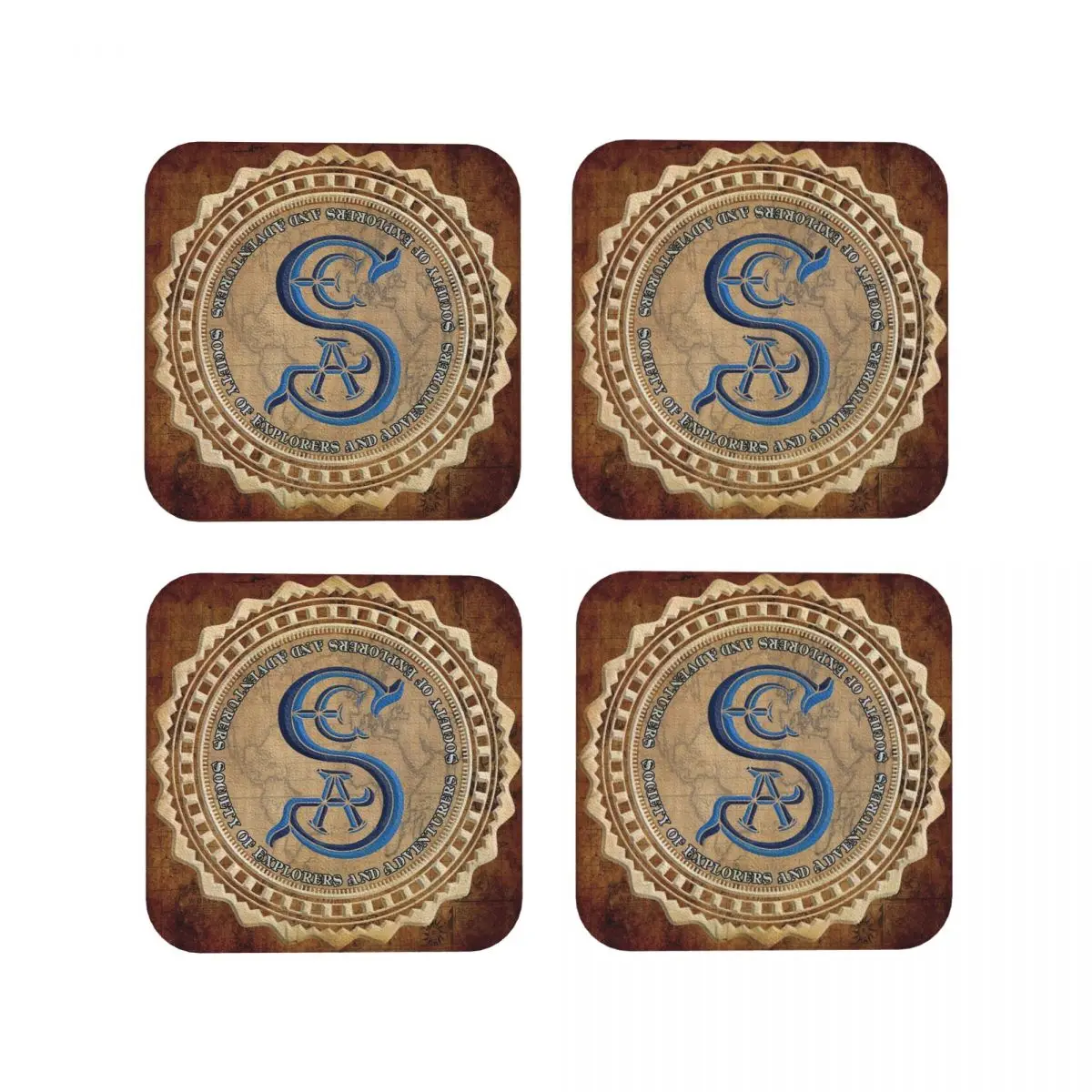 Society Of Explorers And Adventurers Coaster Table Decoration And Accessories Utensils For Kitchen Placemats Napkins Coffee Mat