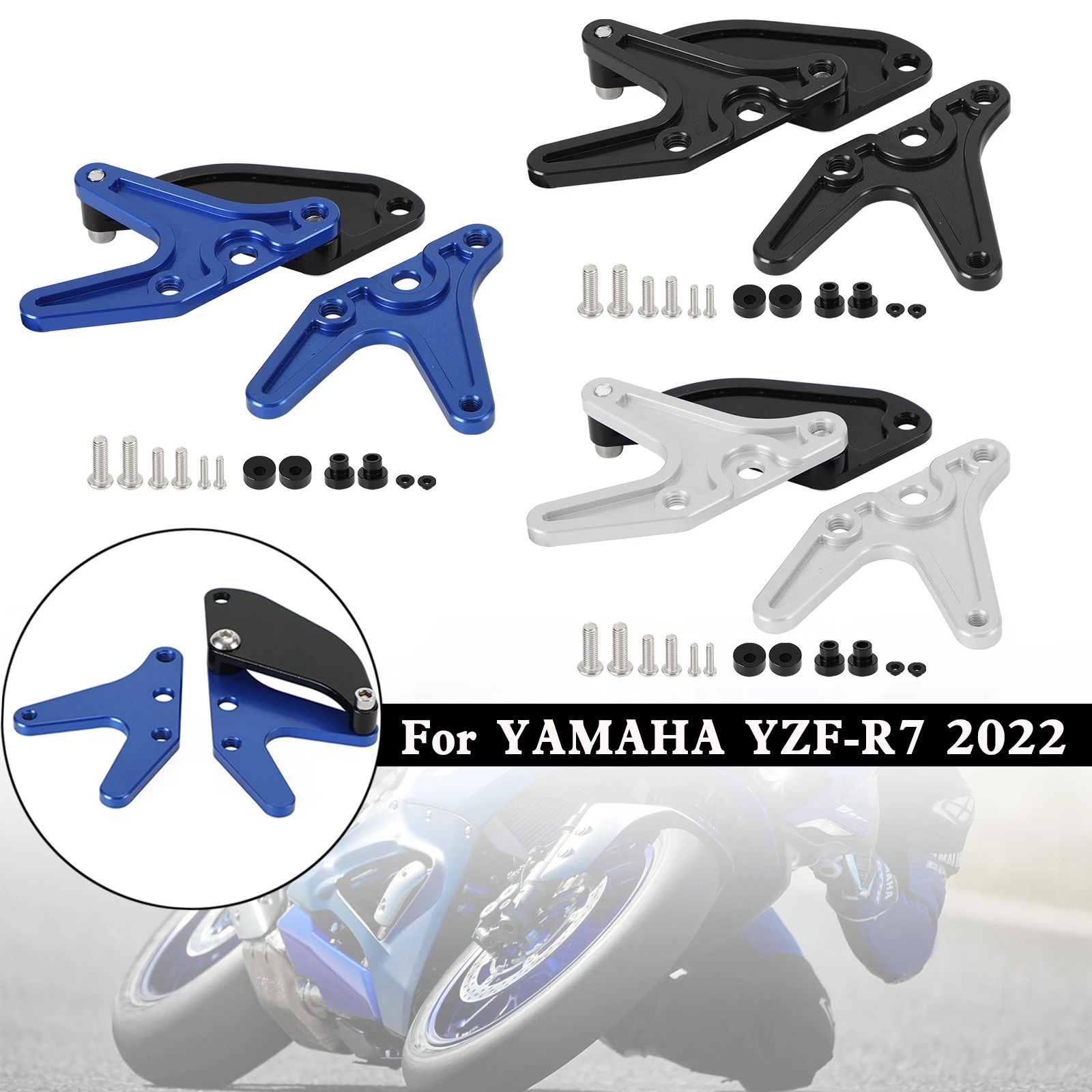 Artudatech Aluminum Motorcycle Stand Hook Sprocket Toe Guard For Yamaha YZF-R7 R7 2022