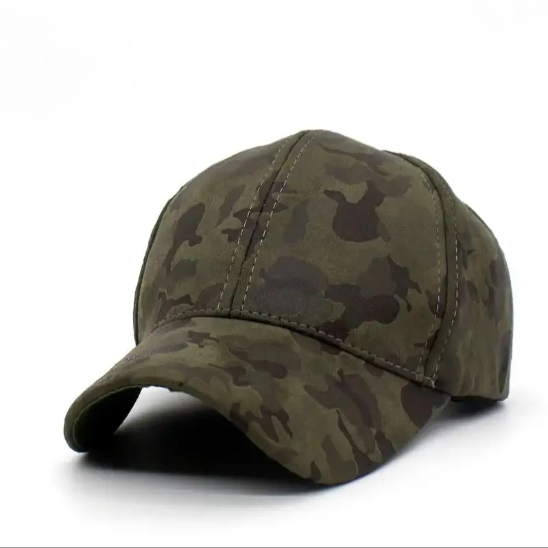 Camouflage Print Baseball Caps for Men Women Cotton Pu Snapback Hat Men\'s and Women\'s Hats Trucker Outdoor Sports Sunhats Gorra