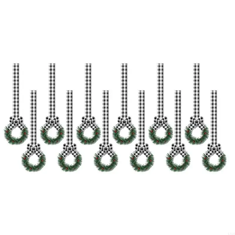 L43A Artificial Berries Wreath for Kitchen Cabinet Door Window Indoor and Outdoor