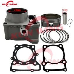 78mm Big Bore Cylinder Piston Kit for Kawasaki KLX250 KLX 250 KLX250R KLX250S Motorcycle Engine Parts
