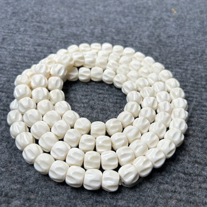 

Natural Antlers108Carved Passion Fruit Seeds Highly Oily High Density Beads Bracelet Cacumen Platycladi Bracelet8*10*12mm