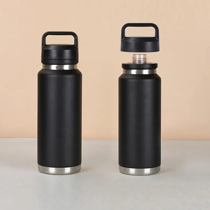 Durable Plastic Sport Cup Replacement Screw Cap - Double Layer Leakproof Design Compatible With 12/18/26/64oz Cups