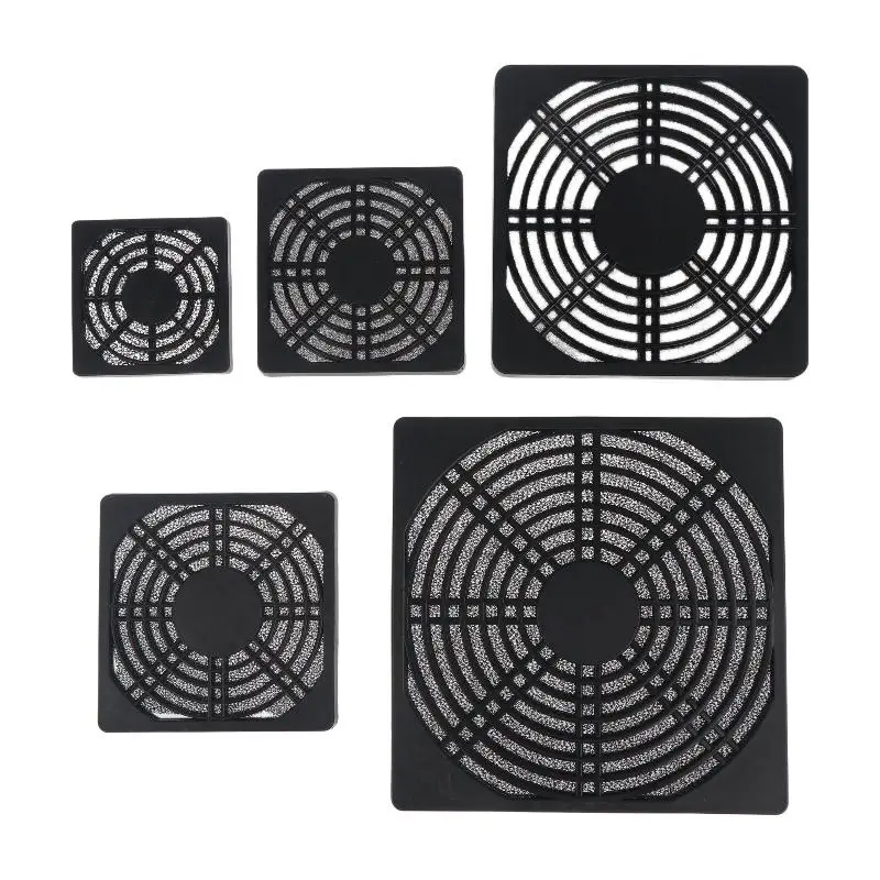 Hochdichtes Staubfilternetz für Lüfter, wiederverwendbare Abdeckung 60mm bis 150mm für Netzteilkühllüfter – Detail 4