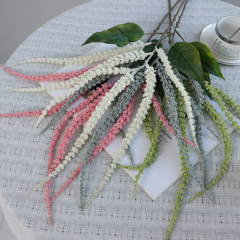 36.2 Inches Artificial Strings of Pearls Plants for Indoor Home Project Wedding Hotel Mall Floral Decor Photography Props - view 5