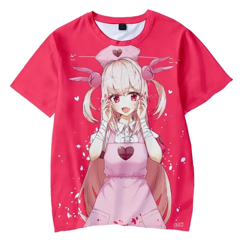 أنيمي ناتي سانا ثلاثية الأبعاد تي شيرت الرجال النساء تأثيري تي شيرت س الرقبة قصيرة الأكمام لطيف موضة التي شيرت الفتيات الملابس