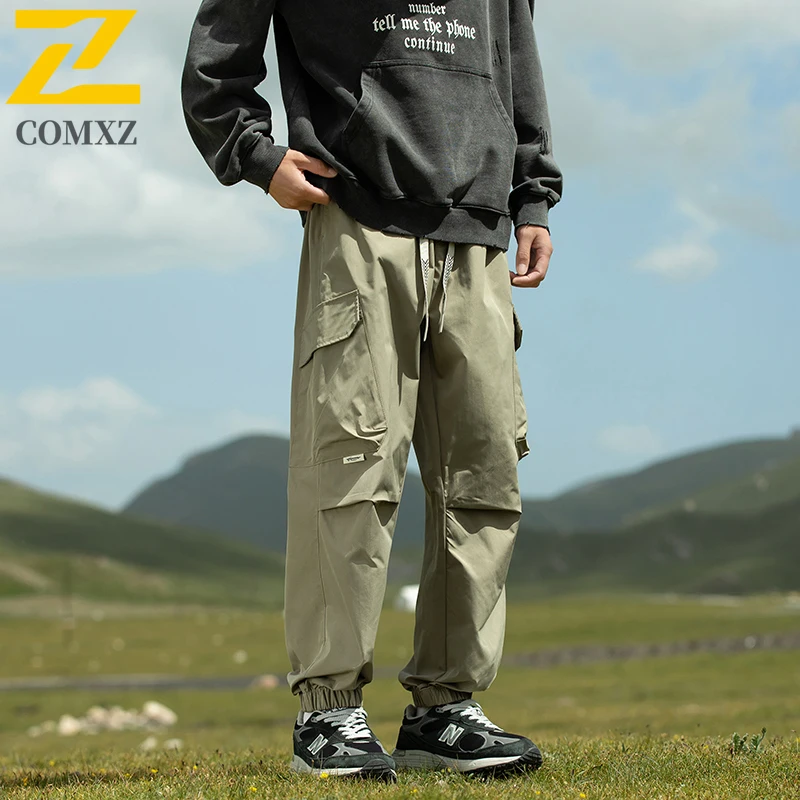 

Men Casual Pants 2025 New Windproof Wear-resistant Breathable Loose Mountaineering Harem Pants Outdoor Camp Travel Charge Pants