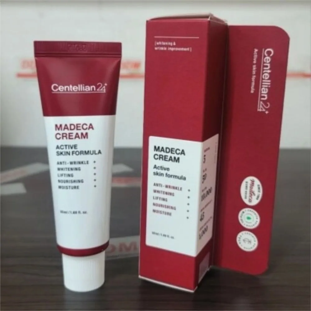 Crema Facial Centella Asiatica MADECA CREAM, fórmula activa para la piel, blanqueamiento antiarrugas, crema Facial nutritiva de marca Original, 50ML