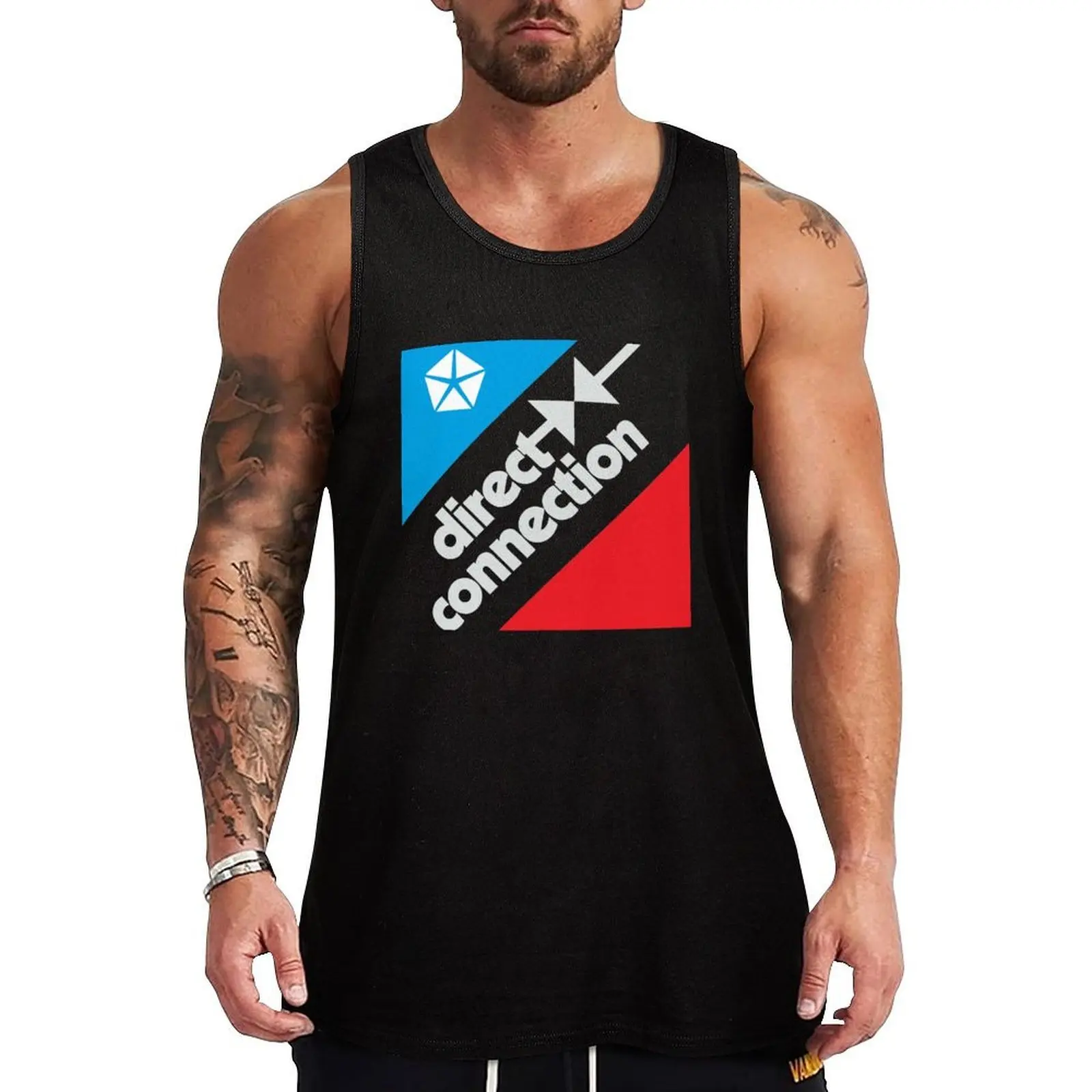 

DIRECT CONNECTION Tank Top sports suits sports t-shirts for men sexy clothes men