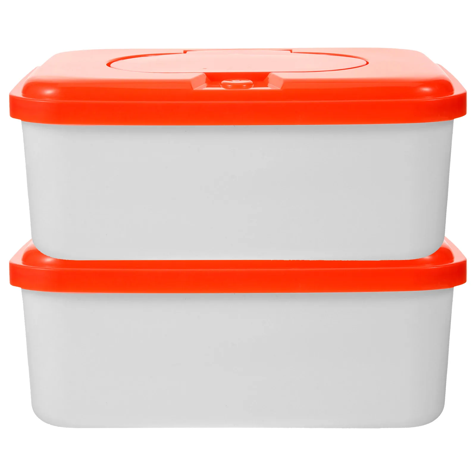 

2Pcs Plastic Wipes Holder Dispenser Case for Bathroom Travel Baby Wipe Tissue Holder Container Tissue Saver Paper Towel