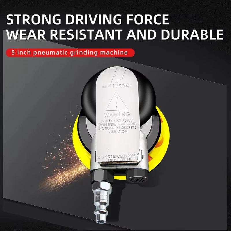 2026 Newest 5/6 inch Pneumatic Sander Air Sander Sanding Machine Polisher Tool 125mm/150mm Air Power Sander