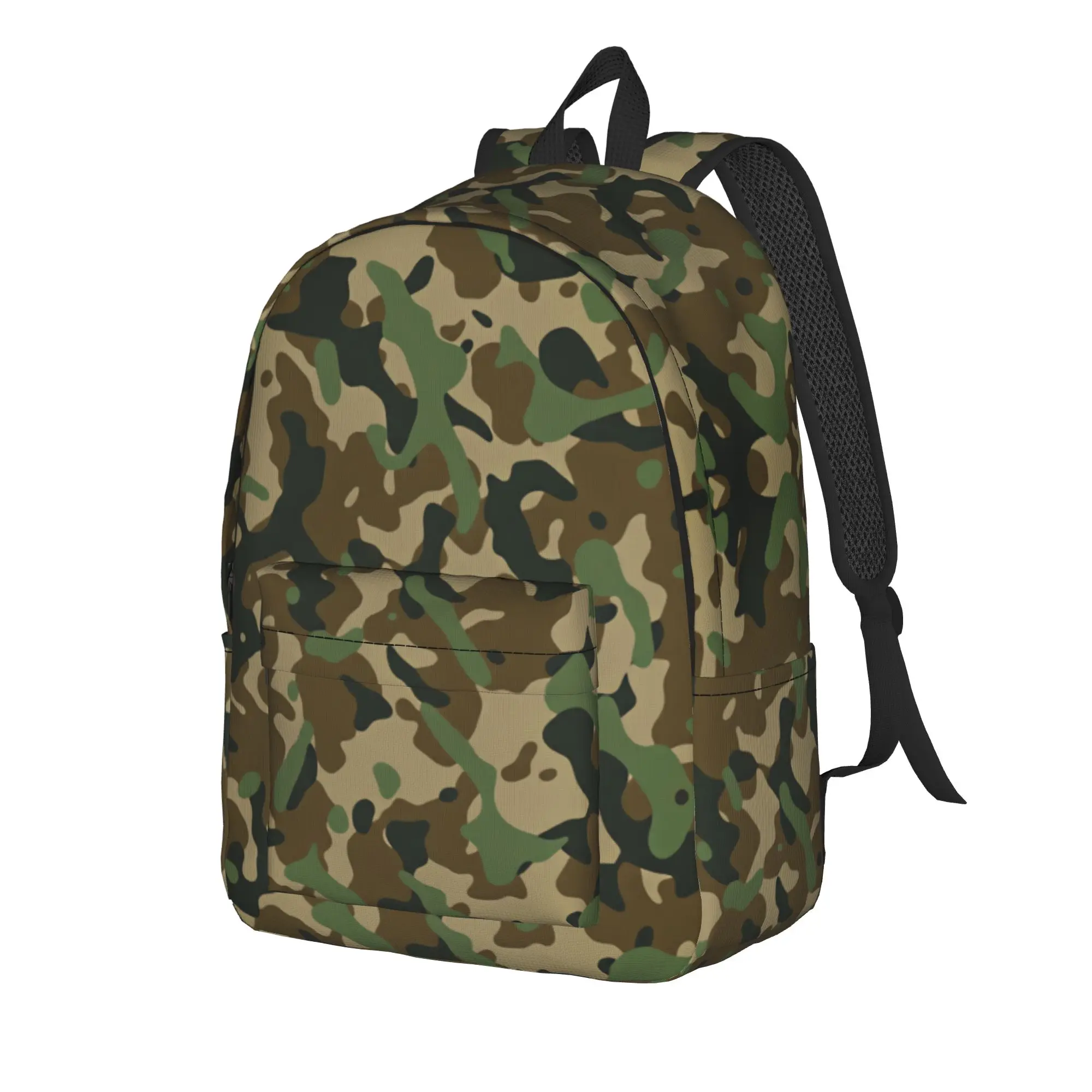 Cute Cat Camouflage Backpack  Kawaii Backpacks Girl Travel Pattern High School Bags High Quality Rucksack