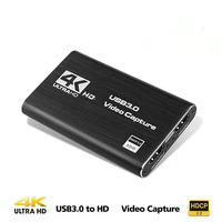 4k 1080p 60fps Hd Video Capture Card HdTV Camera Recording Box - Compatible With Usb 3.0pc Live Streaming Grabber Recorder