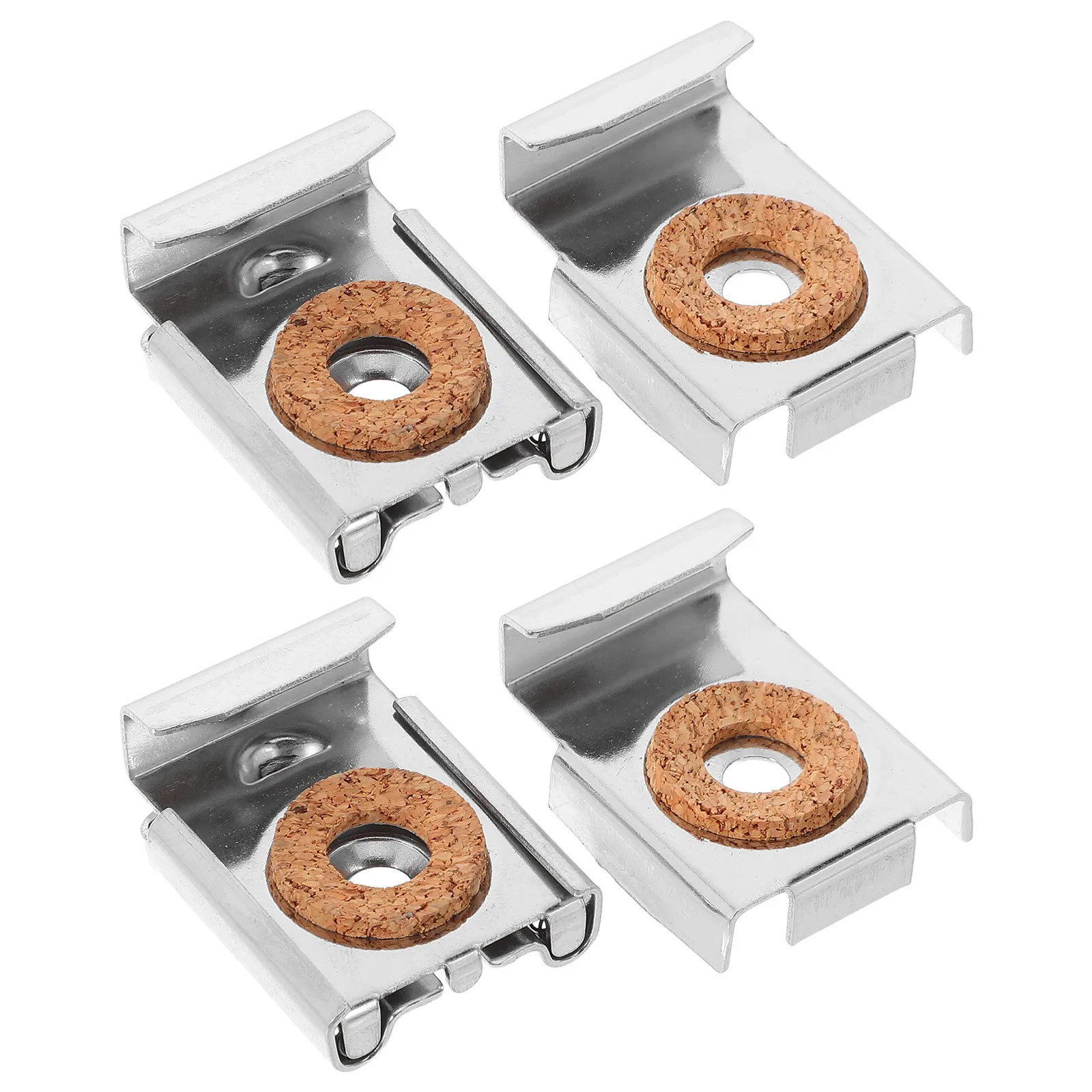 

New Glass Mirror Bracket Clips, Square Support Hardware, Sturdy Retainer Accessories for Bathroom and Toilet H0763
