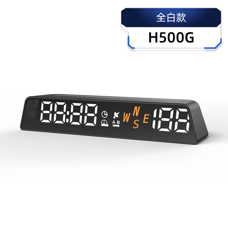 GPS HUD Head up Display Car Speedometer Smart Digital Alarm Reminder Meter Plug and Start Stop With Car