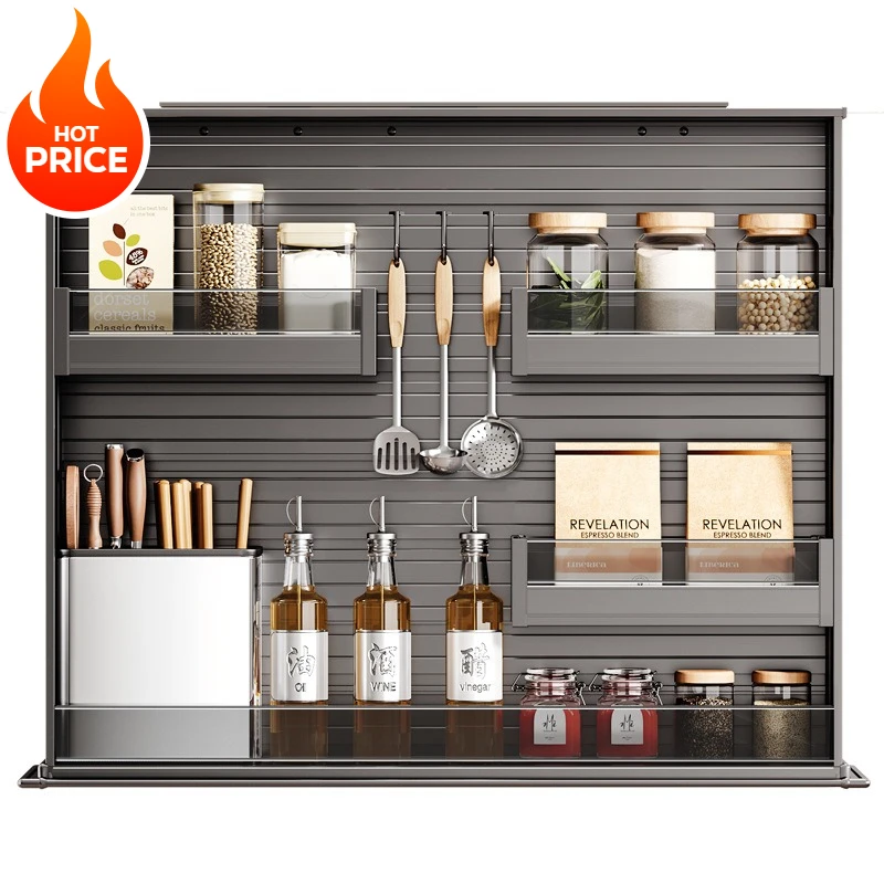Pull-outs de levantamento vertical elétrico inteligente controle de voz pull-down tempero automático armário pull-out