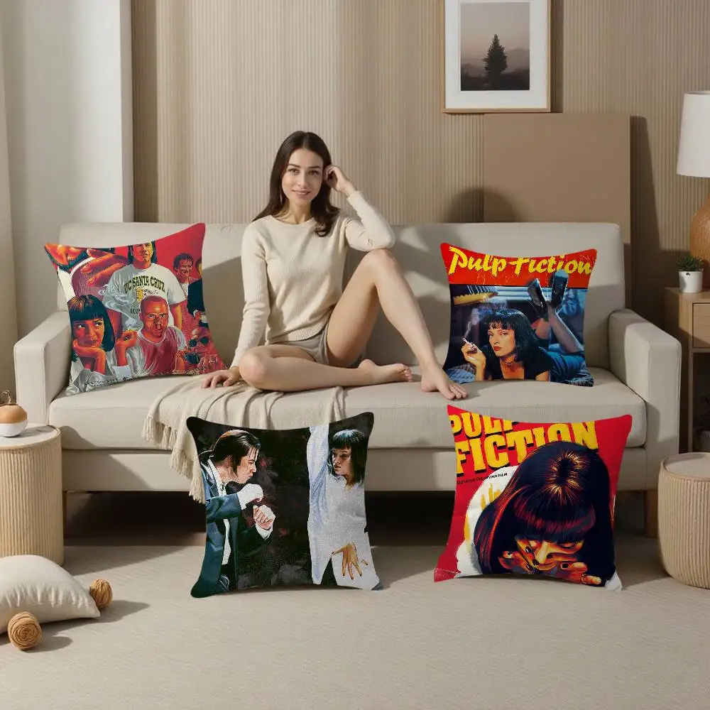 Movie Pulp Fiction Pillow Cover For Bedroom Room And Living Room Sofa Decorative Cushion Cover