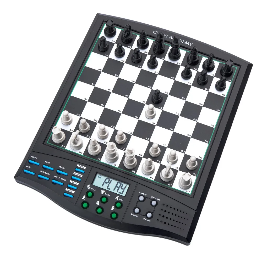 Chess Computer Electronic Board With Talking English Germany Magnetic Chess Pieces Self Teaching Program