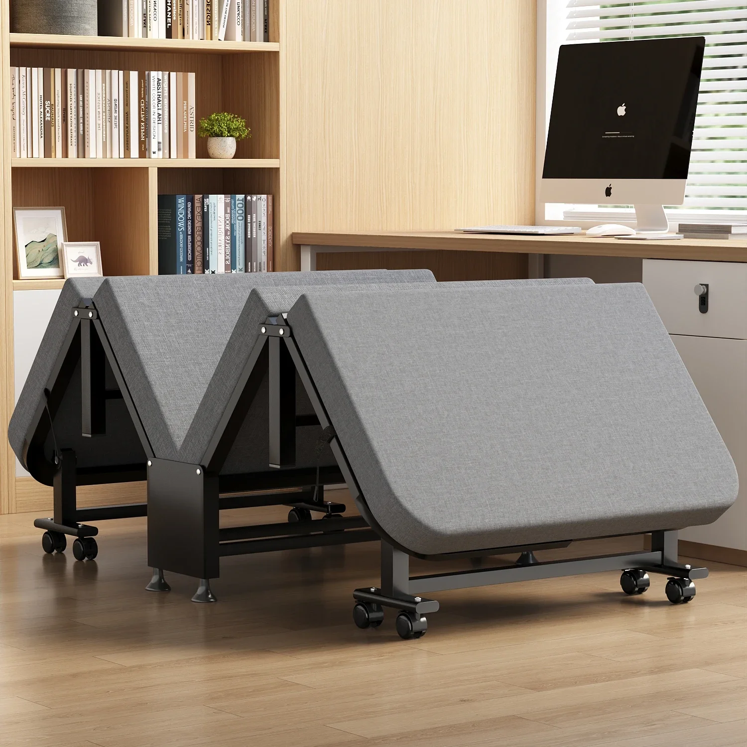 Lunch break Stacking bed Office reclining chair Human bed New type of nap artifact Home hospital escort camp bed
