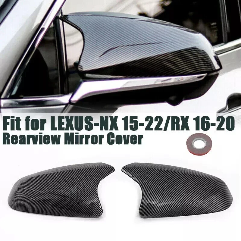 

Для Lexus NX RX NX200 RX300 450h 2016-2022: наклейка на автомобиль, накладка на боковое зеркало заднего вида, крышка зеркала, внешняя отделка корпуса зеркала заднего вида