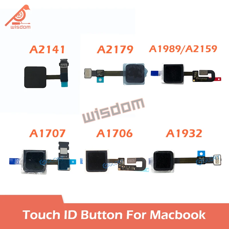 Laptop A1706 A1707 A1989 A1932 A2179 A2141 przycisk włączania/wyłączania przycisku odcisków palców dotykowy identyfikator dla MacBook Pro Air 13 "15" 16"