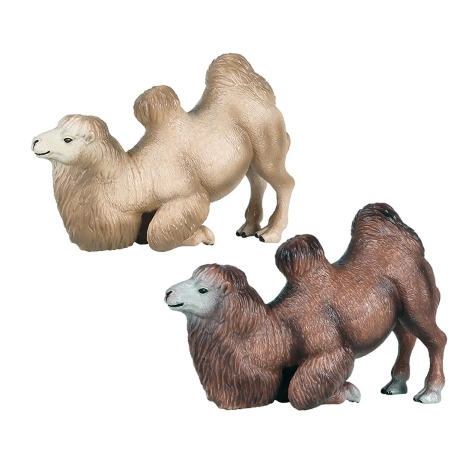 Camel Animal Model Toys Desert Animal Bactrian Camel Realistic Ornaments