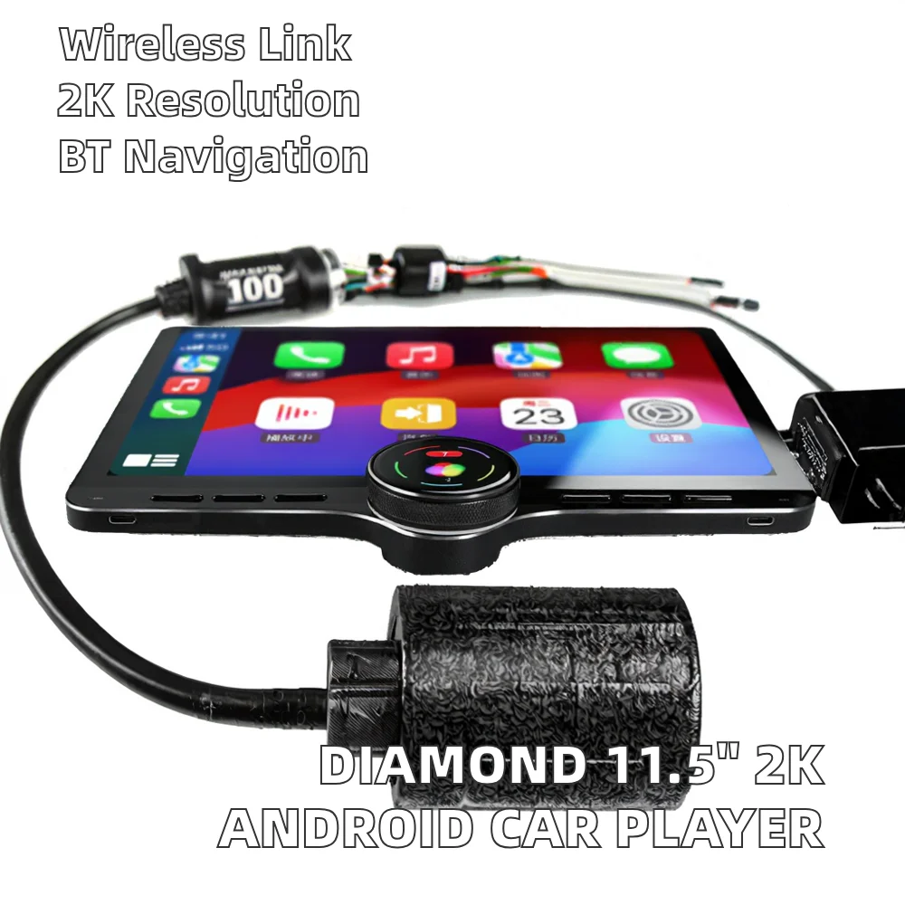 Diamond 11.5inch 2K OLED Dashboard Car Multimedia Player Wireless Linux Auto for Navigation Stereo Radio Reversing for