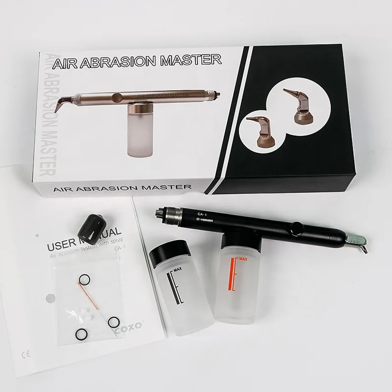CA-1 Dental 4-Hole Intraoral Sandblasting Alumina Air Abrasion System with Spray for Precision Dental Procedures