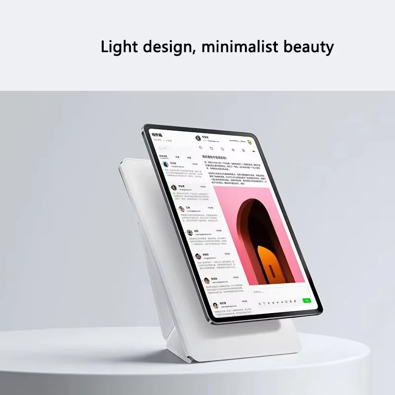 기존 Xiaomi Pad 6s pro 양면 보호 케이스 키트 12.4 "접이식 스탠드 PU 가죽 마그네틱 스마트 보호 케이스