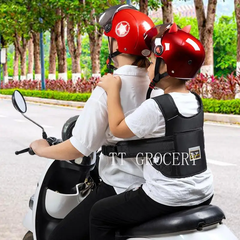 Child Motorcycle Seat Strap Adjustable Motorcycle Safety Belt For Kids Electric Scooter Motorcycle Seat Belts For Electric