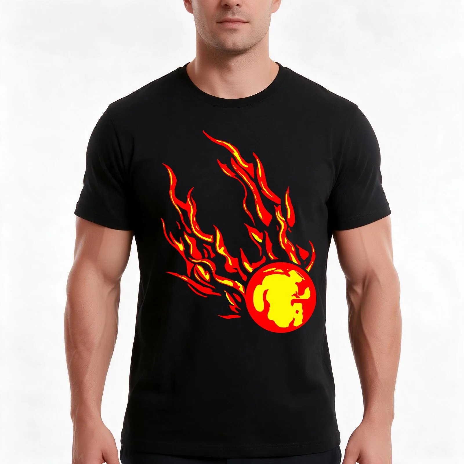 Comet of Prophecy T-Shirt Summer Casual Cotton Tee Oversized Streetwear Tops Vintage Graphic Print Loose Fit Short Sleeve