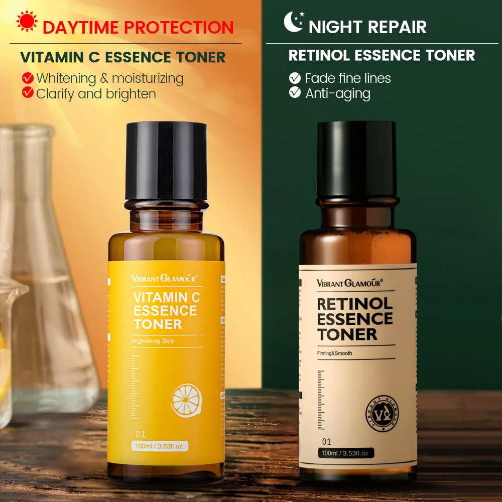 VIBRANT GLAMOUR Vitamin C Face Toner, Hydrating Moisturizing   Facial Lotion for All Skin Types, Brightening Skin Care