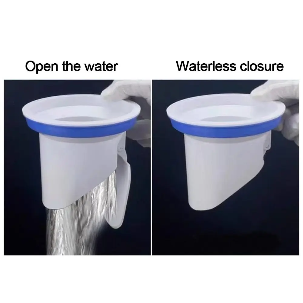 

Anti-leak Toilet Flange Ring Floor Outlet Automatic Closing Drain Pipe Cover Replacement Odor-resistant Closestool Sealing Bowl