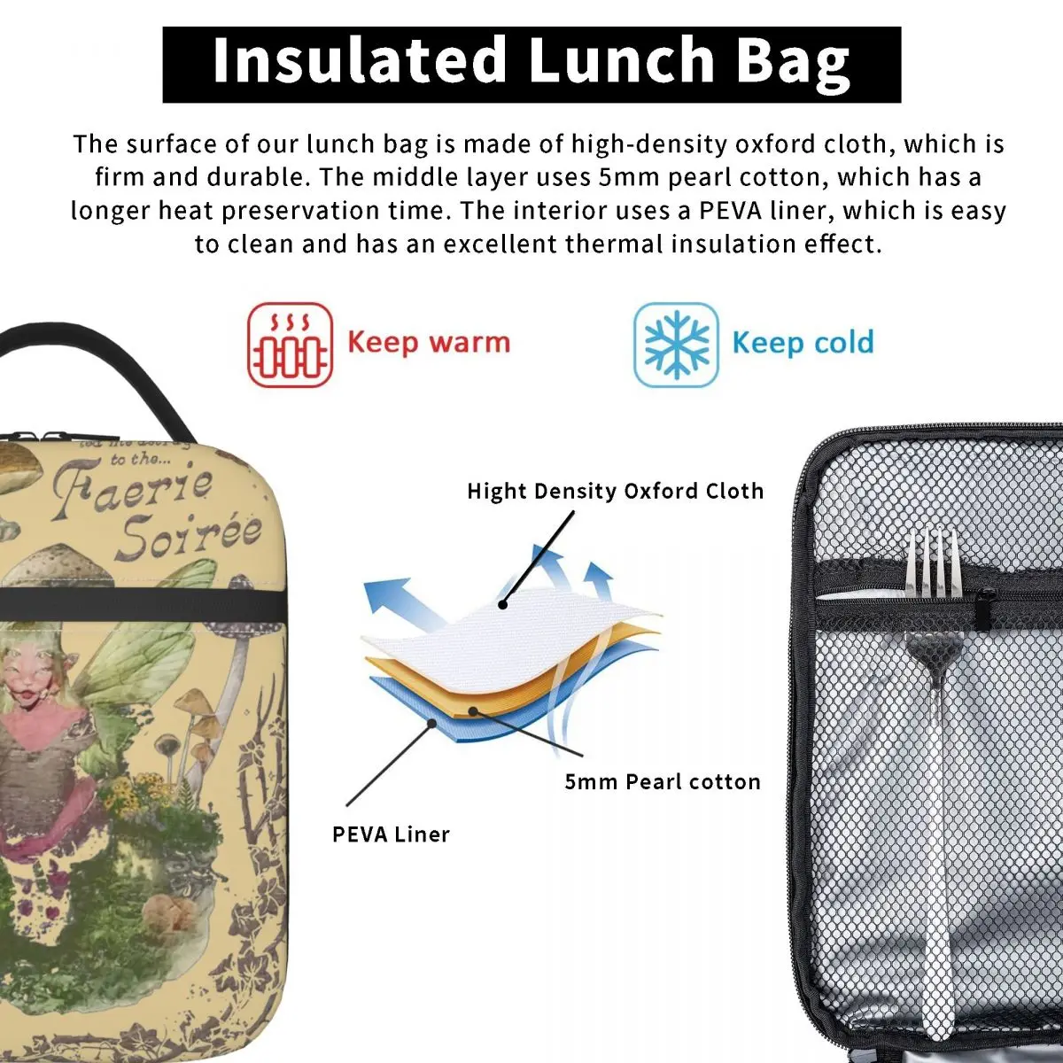 Soiree Melan Pink Melanie Martinez Product Insulated Lunch Bag For Picnic Album Post Storage Food Boxes Thermal Cooler Lunch Box