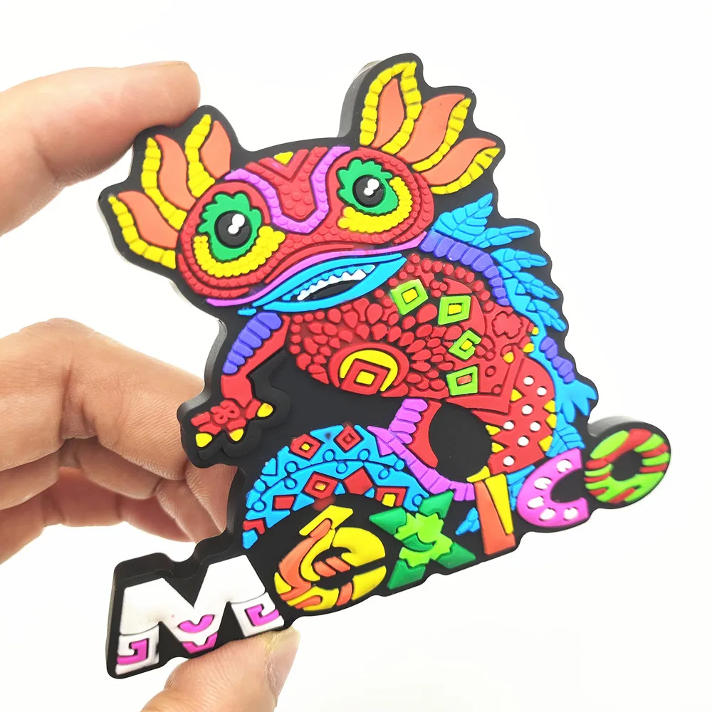 أمريكا الشمالية المكسيك تشولولا بويبلا كانكون روتان المطاط مغناطيس الثلاجة السياحة تذكارية الثلاجة المغناطيسي #2