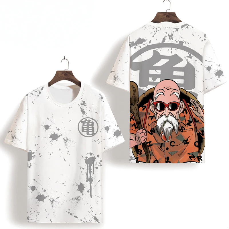 

2025 Summer Hot-selling New Dragon Ball Animation 3D Printing Two-dimensional Short-sleeved Breathable Quick-drying T-shirt