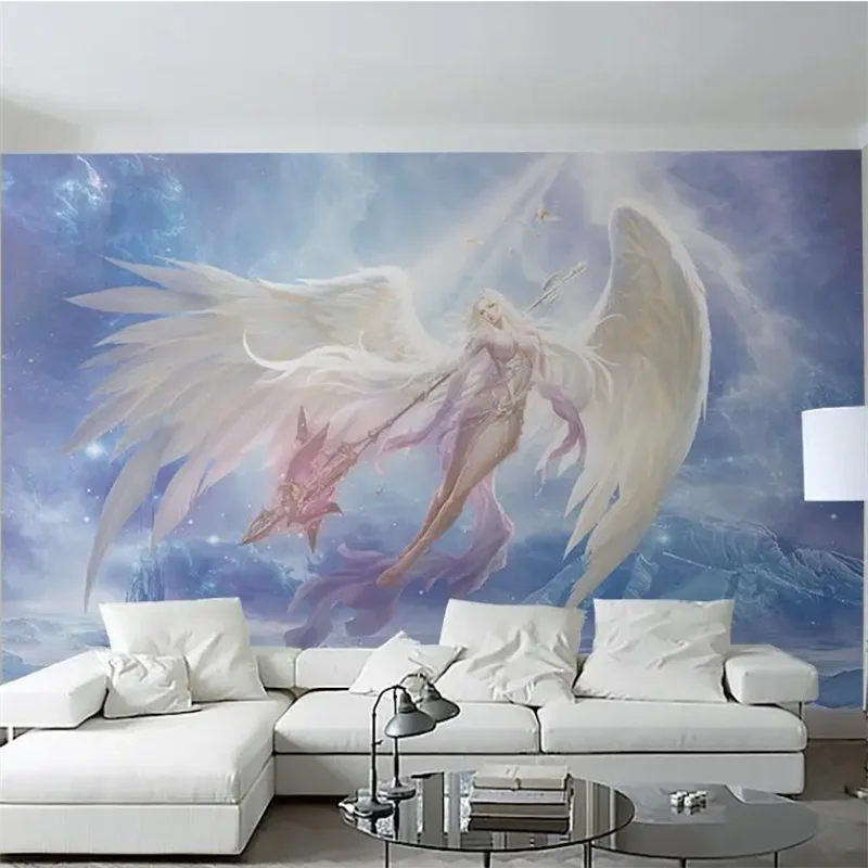 Custom photo wallpaper 3d mural world famous girl rose mural Angel oil painting decorative painting Hotels background wall paper