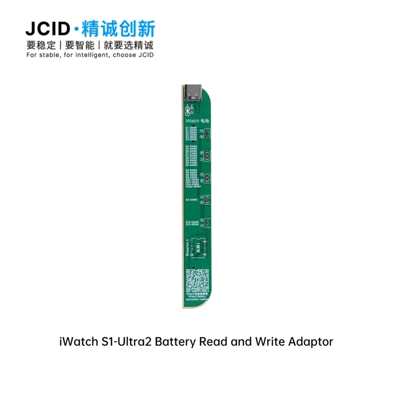 JCID S1-Ultra2 Battery Repair Adaptor and Tag-on Battery Repair FPC for iWatch SE SE2 S6 S8 40/44/45mm battery health repair
