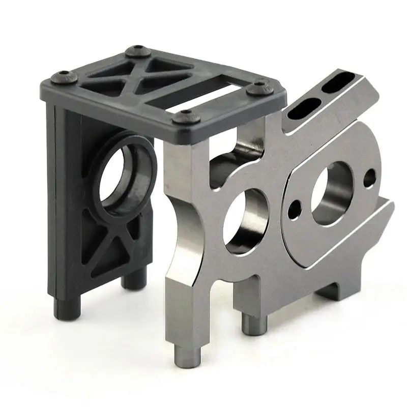 ABUM-1/8 RC Car Off-Road Vehicles Truck Nitro Change Brushless Electric Motor Mount Holder For Kyosho HSP Hobao FS Racing