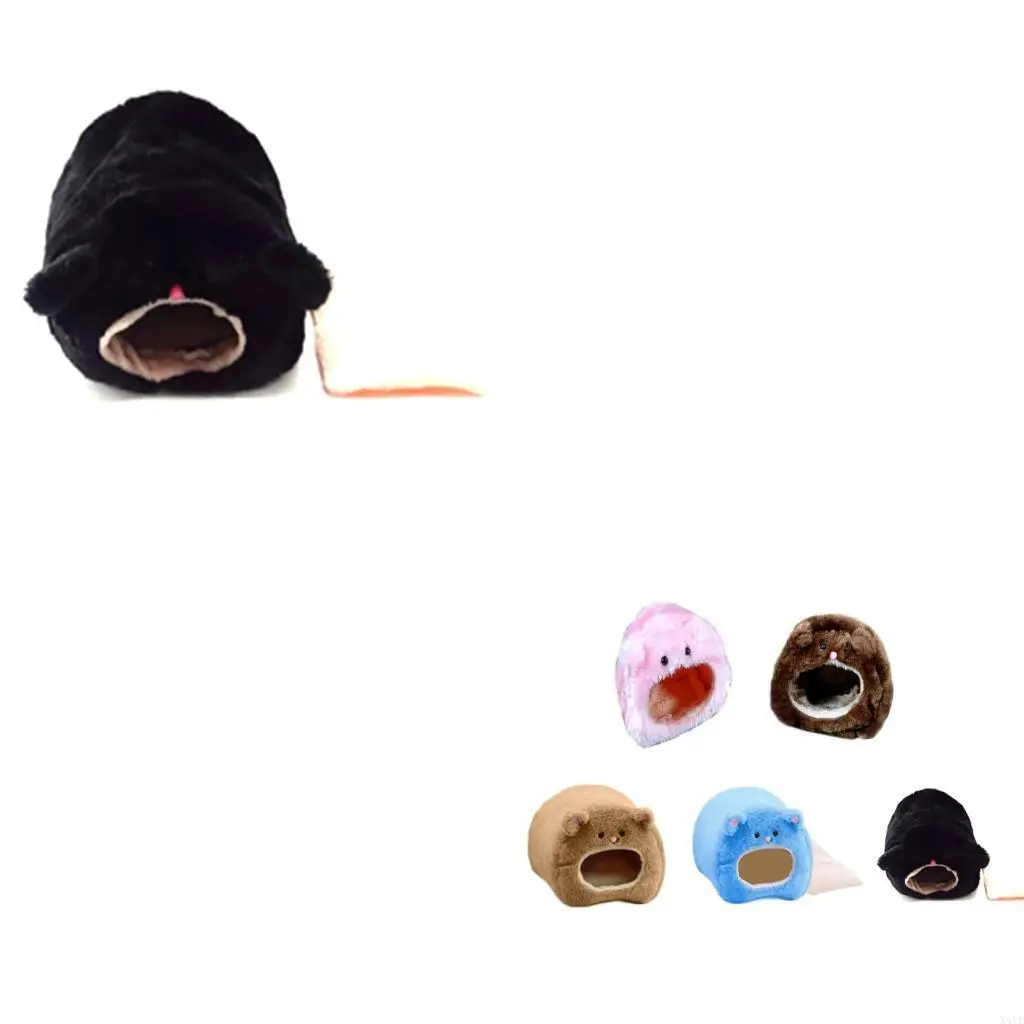 

X4YE Cave Bed Hamster Nest Hedgehog Hideout Cozy House for Small Animals